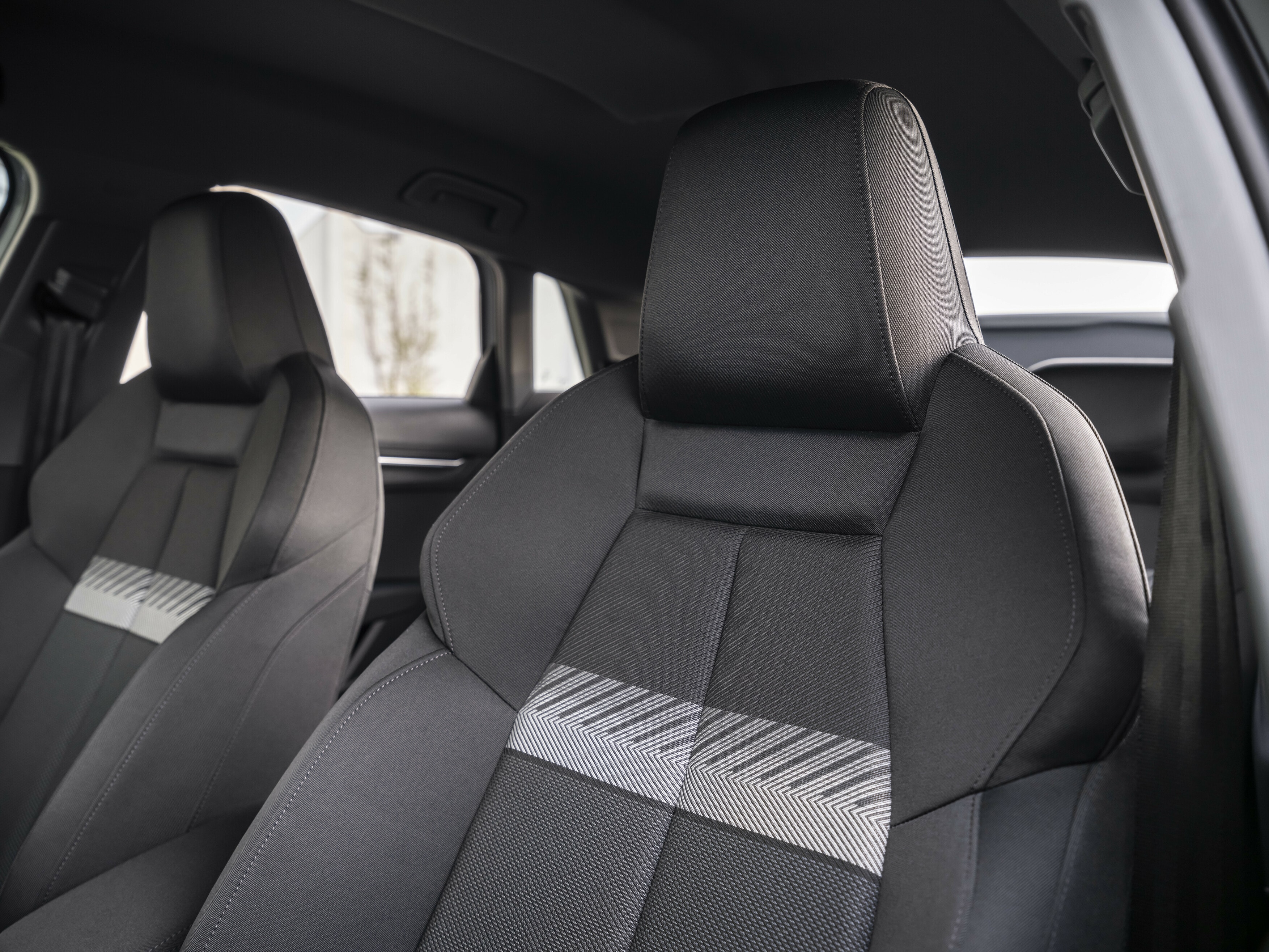 Vista del interior del Audi A3 Híbrido, tecnológico y cómodo.