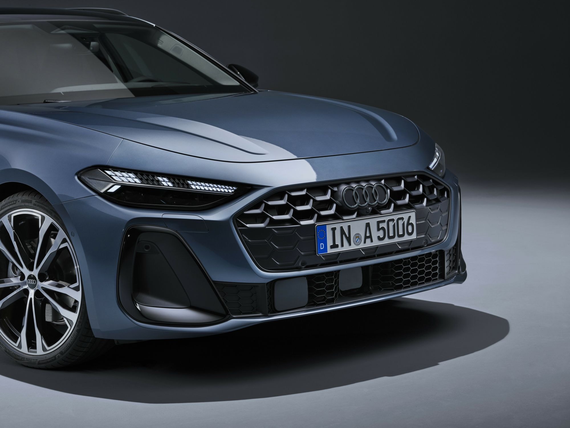 Diseño estilizado de la ventana lateral del Audi A5 Avant.