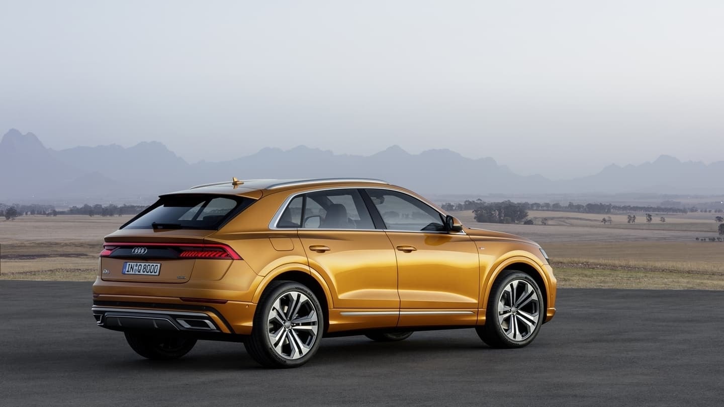El diseño trasero del Audi Q8 combina a la perfección elegancia y deportividad.