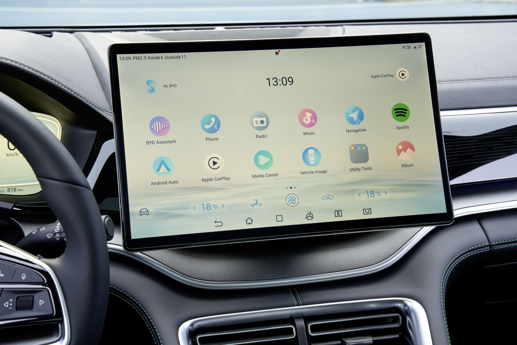 Configuración del sistema de red en el vehículo.