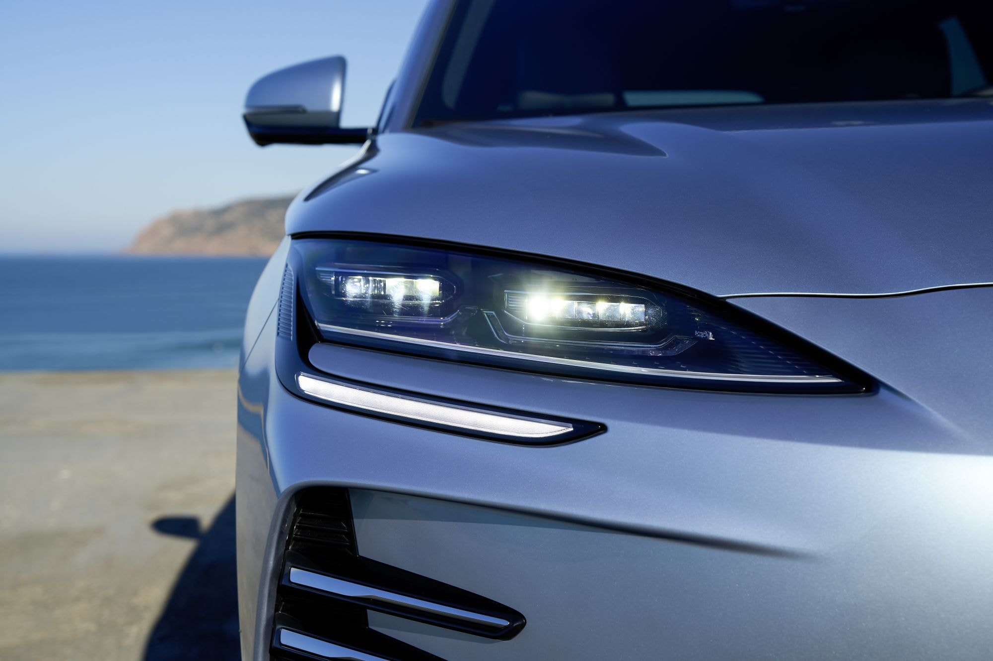 Manija de puerta del BYD Seal U con diseño elegante.