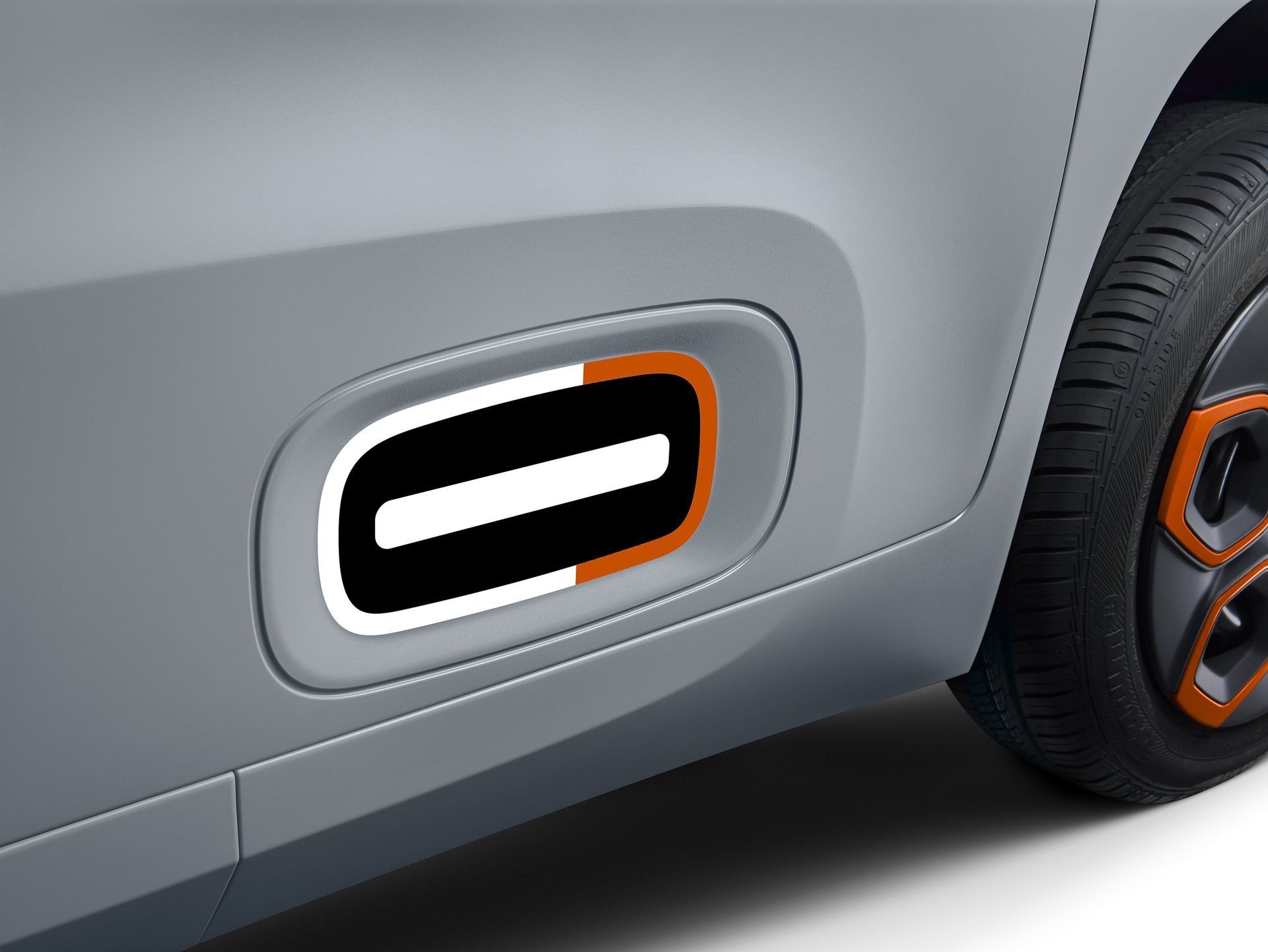 Detalle del indicador lateral del Citroën AMI.