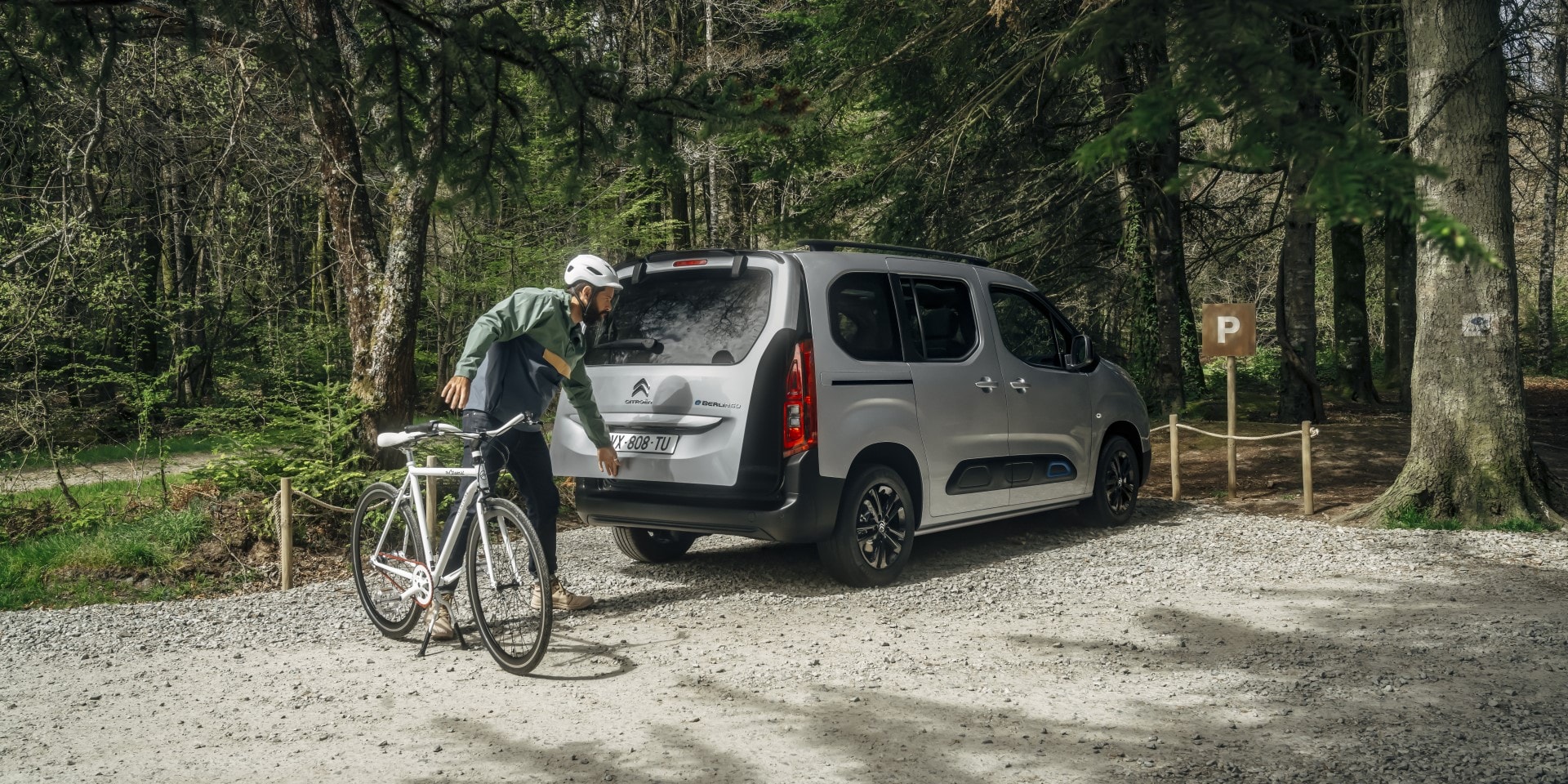 Versión del Berlingo lista para la aventura en entornos naturales.