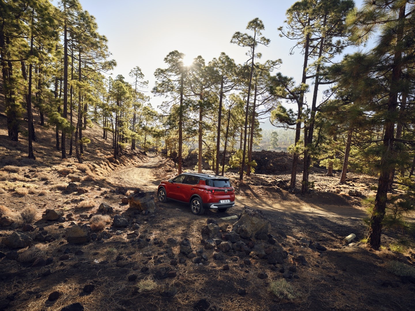 Citroën C3 Aircross en escenario off-road, exhibiendo su capacidad todoterreno.