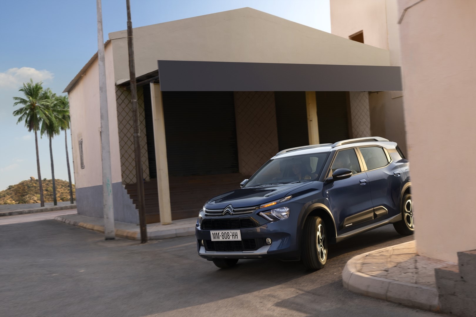 Imagen que muestra el diseño delantero y lateral del C3 Aircross.