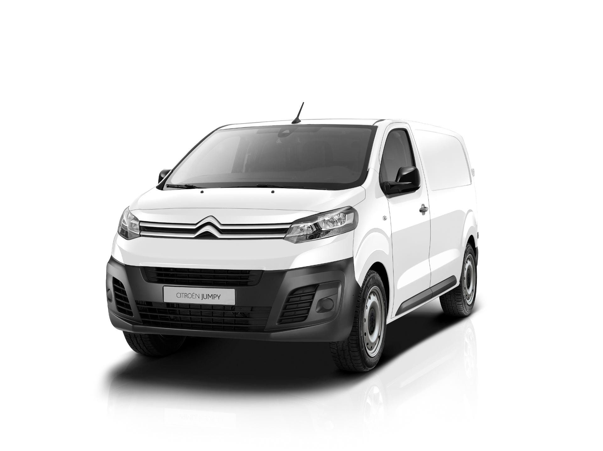 Imagen frontal del Citroën Jumpy, muestra de diseño y funcionalidad