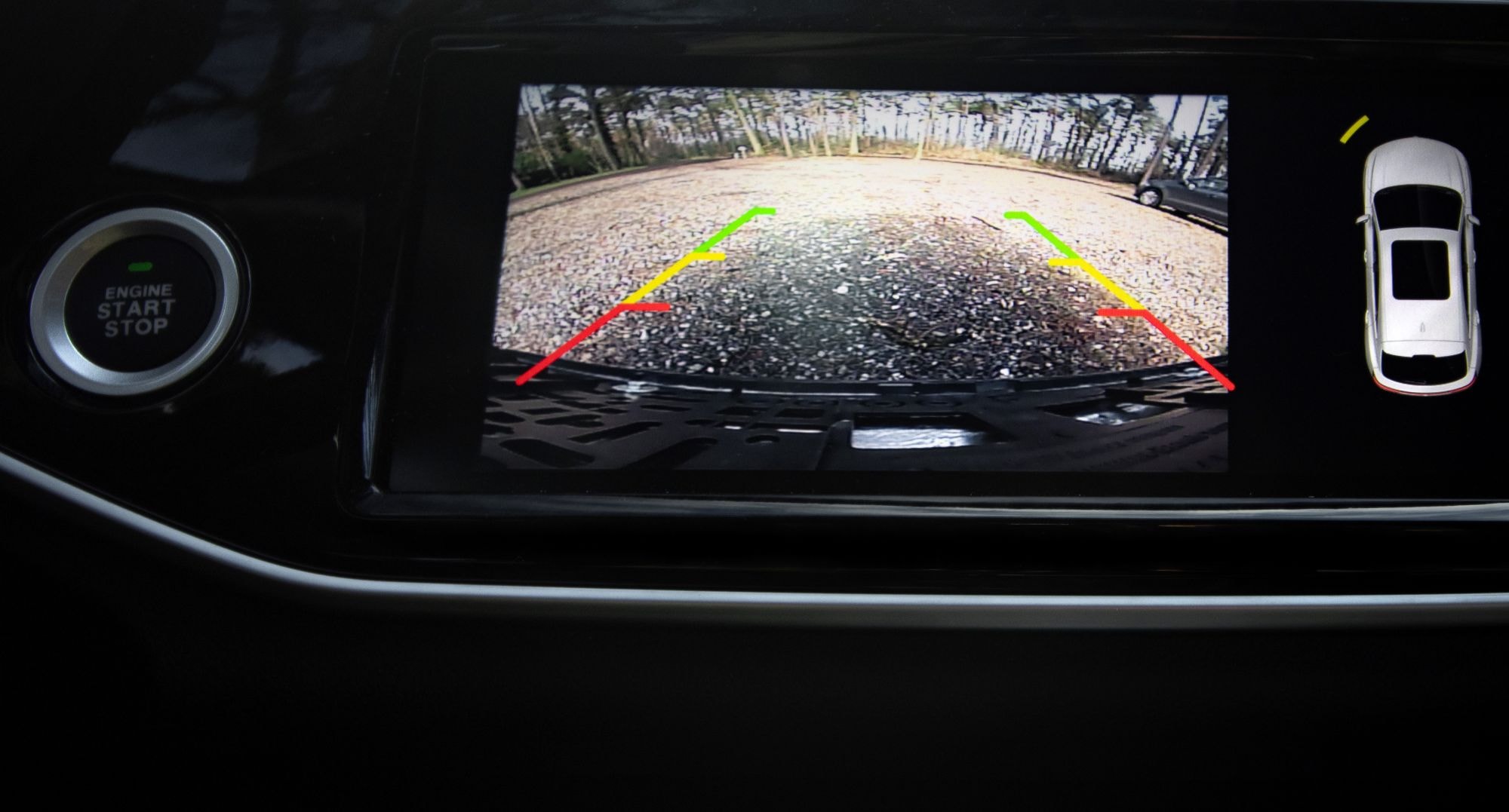 Detalle del cambio automático del DFSK F5, reflejando su tecnología.