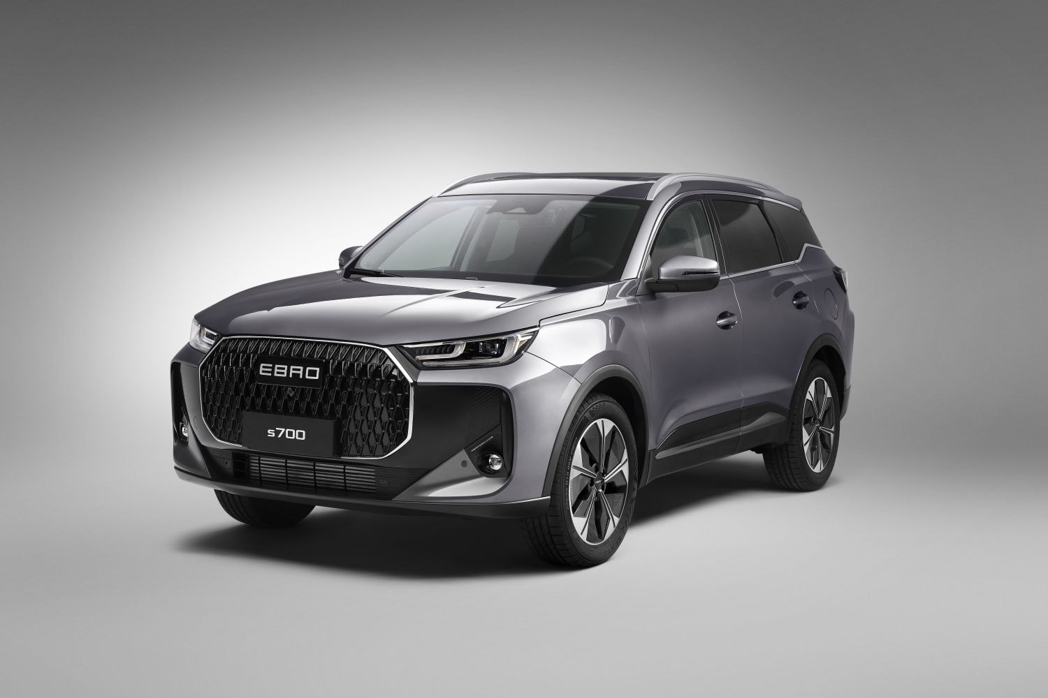 Primer plano de la elegante rejilla del Ebro S700.