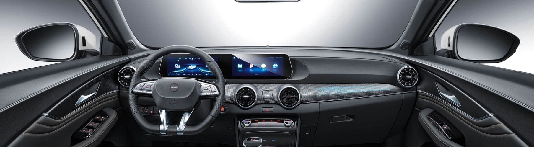 El EVO 6 se presenta con un diseño agresivo y aerodinámico, listo para la pista.