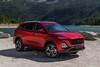 Vista tridimensional del SUV, mostrando diseño frontal y lateral. Vista tridimensional del SUV, mostrando diseño frontal y lateral.