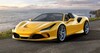 Perspectiva trasera del Ferrari F8 Spider con el techo abajo, impresionante. Perspectiva trasera del Ferrari F8 Spider con el techo abajo, impresionante.