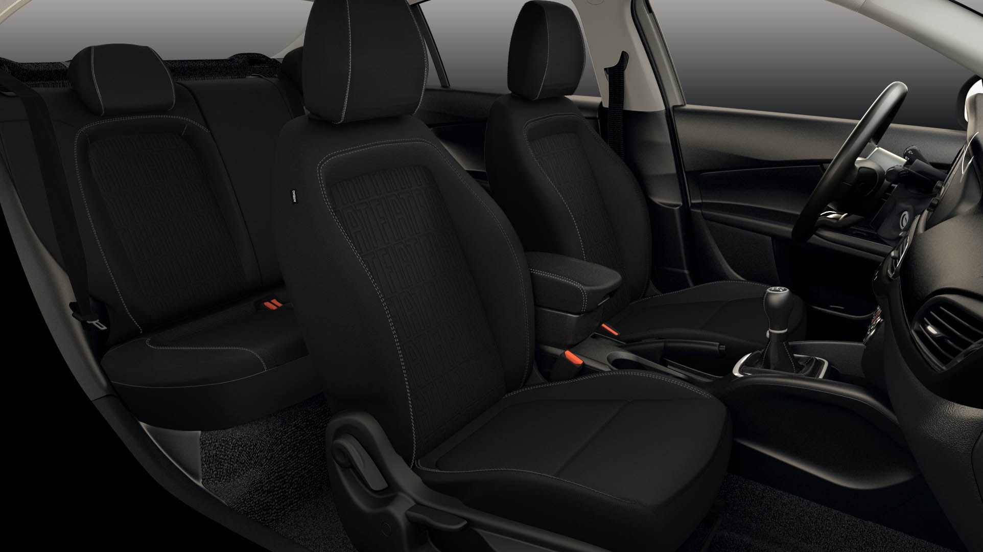 Vista interior del Fiat Tipo, con asientos cómodos y materiales de calidad.