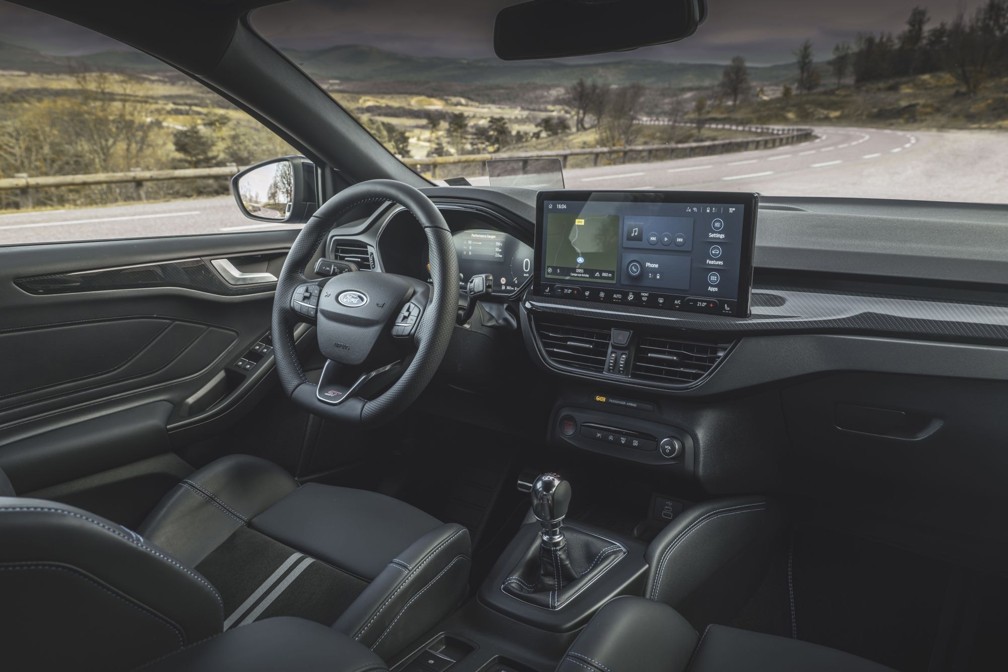 Maletero del Ford Focus ST, amplio y funcional para cualquier ocasión.