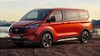 Vista angular delantera que muestra líneas dinámicas del Tourneo Custom eléctrico. Vista angular delantera que muestra líneas dinámicas del Tourneo Custom eléctrico.