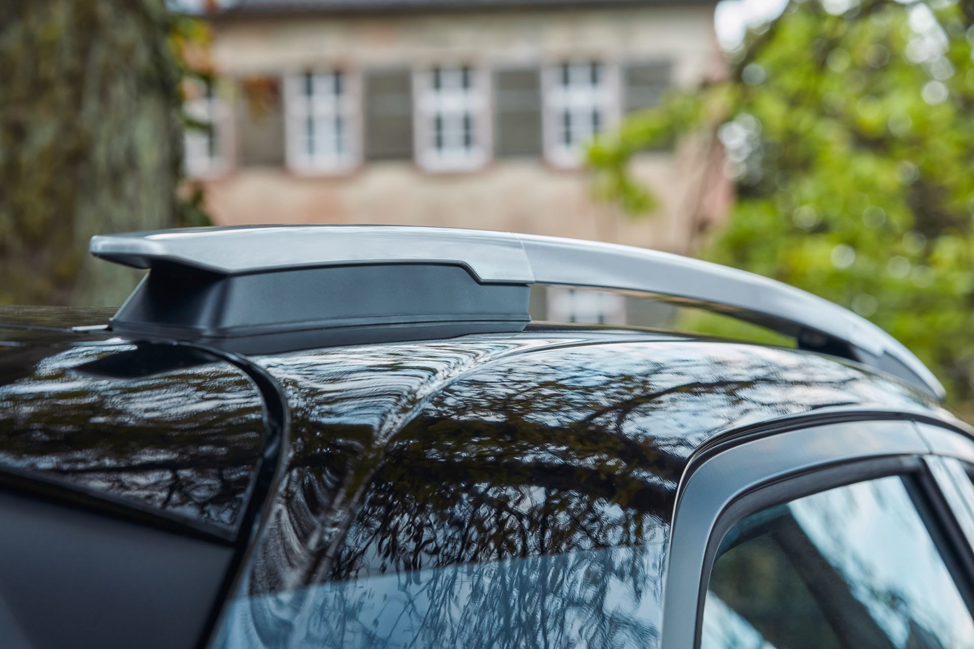 Vista del alerón en el techo que añade un toque aerodinámico