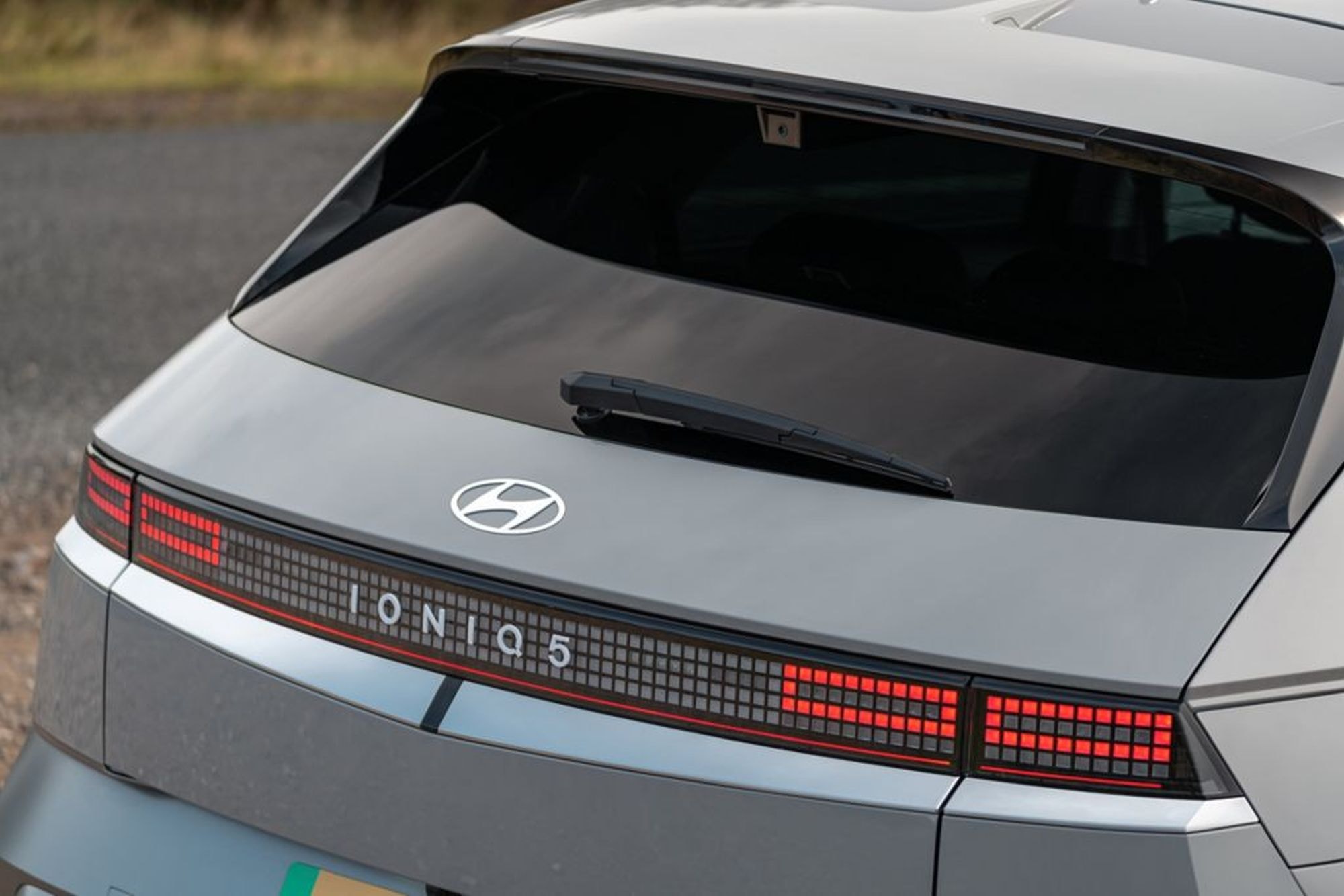 Diseño trasero del Ioniq 5, con luces LED y un aspecto distintivo