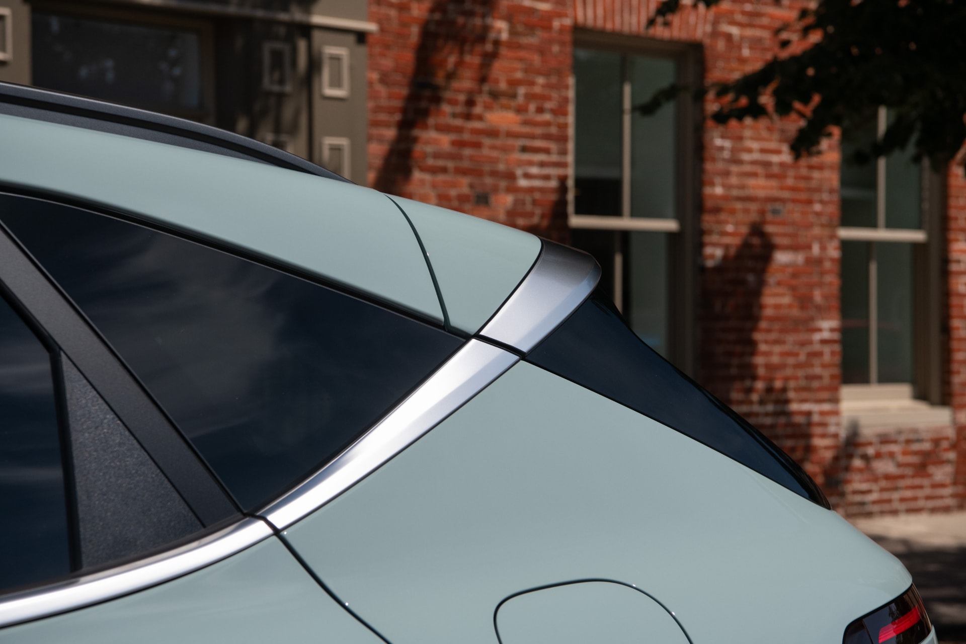 Vista del diseño de la cubierta del techo del Hyundai Kona.