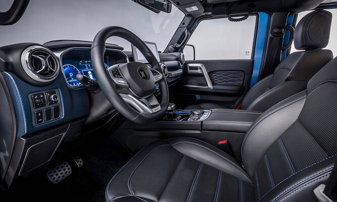 Cockpit del ICKX K2, equilibrio entre lujo y ergonomía Cockpit del ICKX K2, equilibrio entre lujo y ergonomía