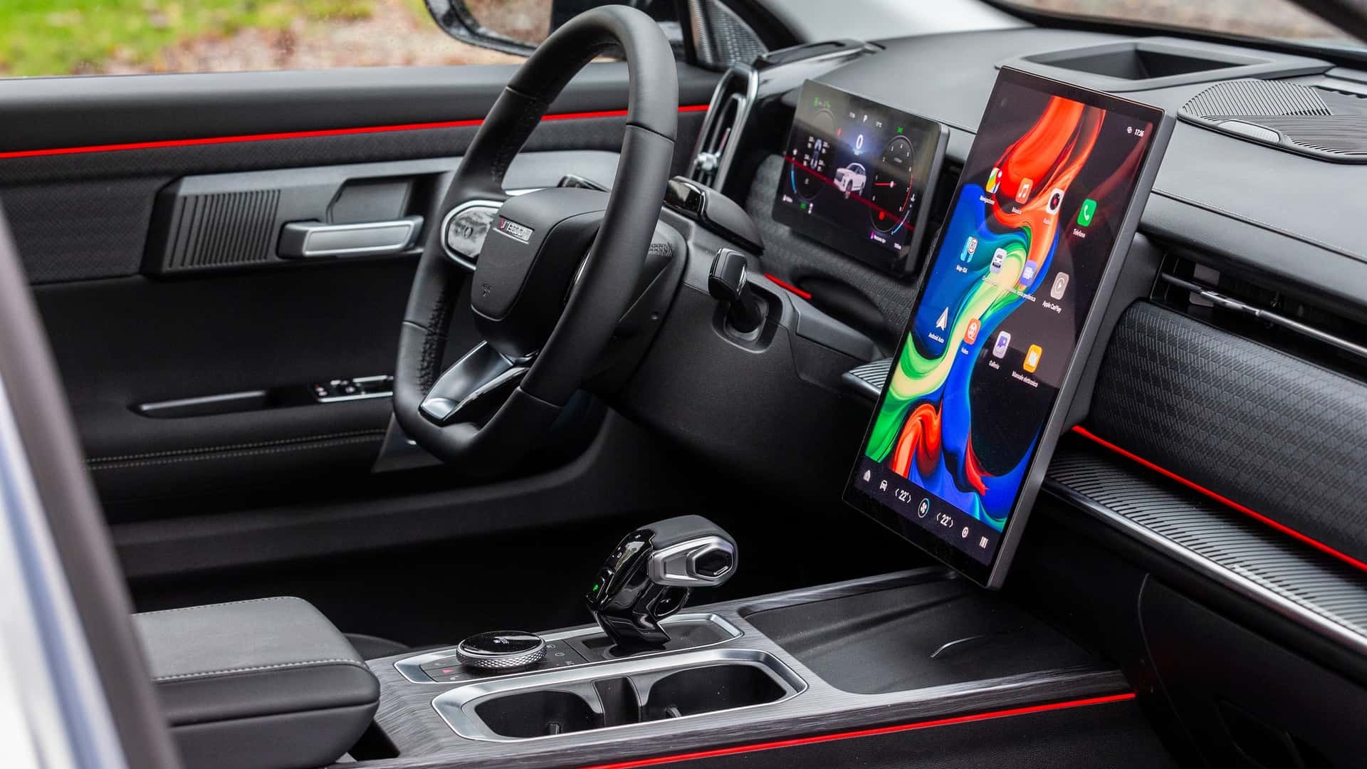 Asientos delanteros del Jaecoo 7, combinando confort y estilo.