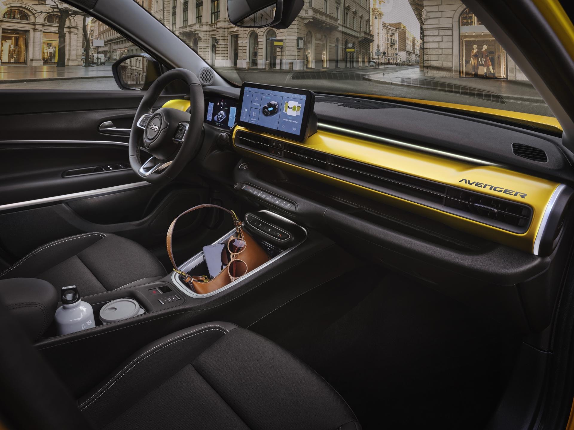 Visión detallada del interior con enfoque en la calidad de materiales y asientos.