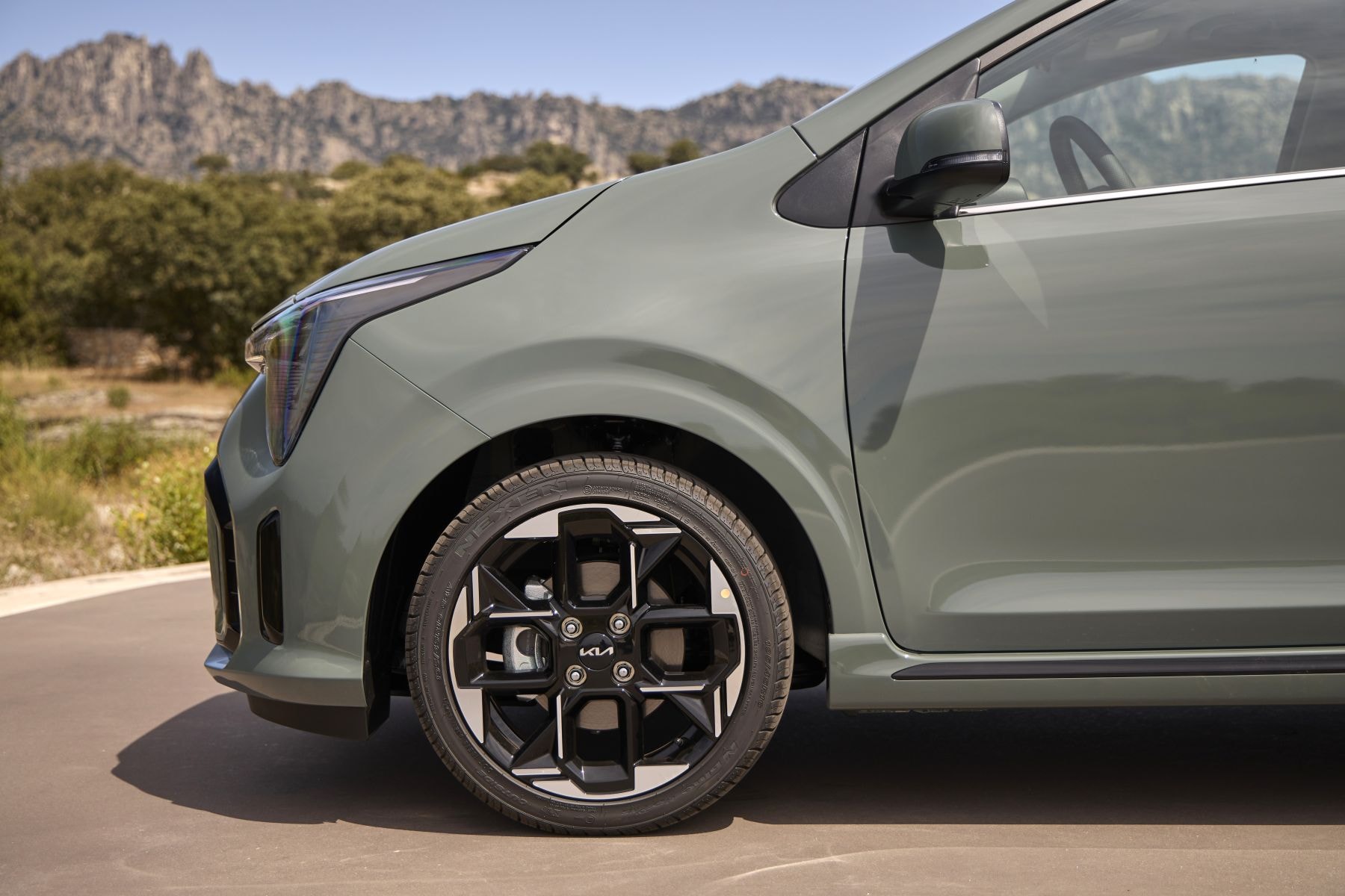 El volante del Kia Picanto combina funcionalidad y estética.