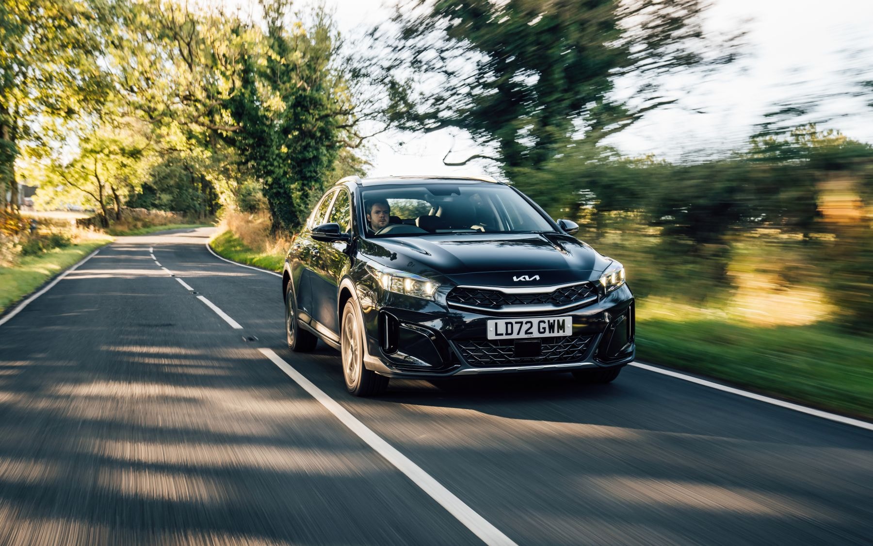 Detalle del difusor trasero del Kia Xceed Híbrido.