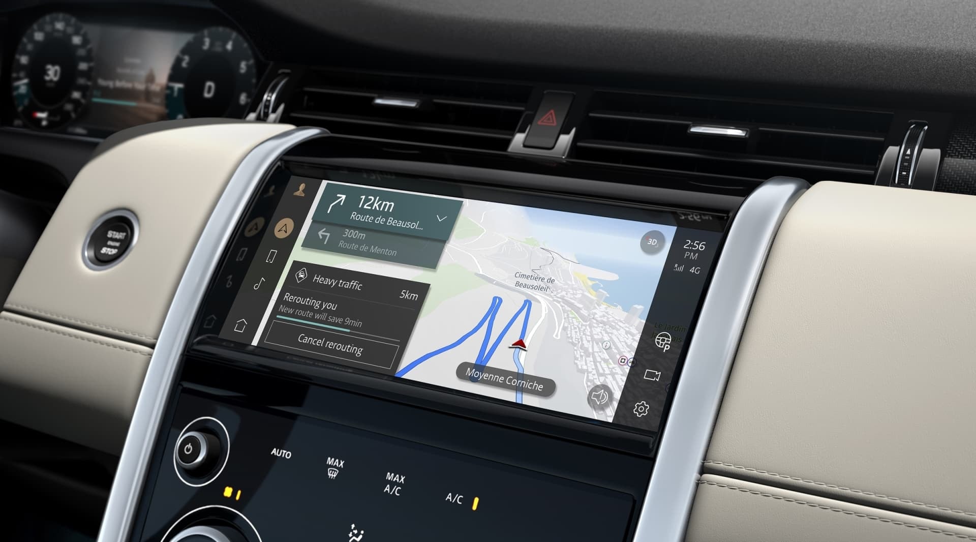 Sistema de infotainment del Land Rover Discovery Sport.