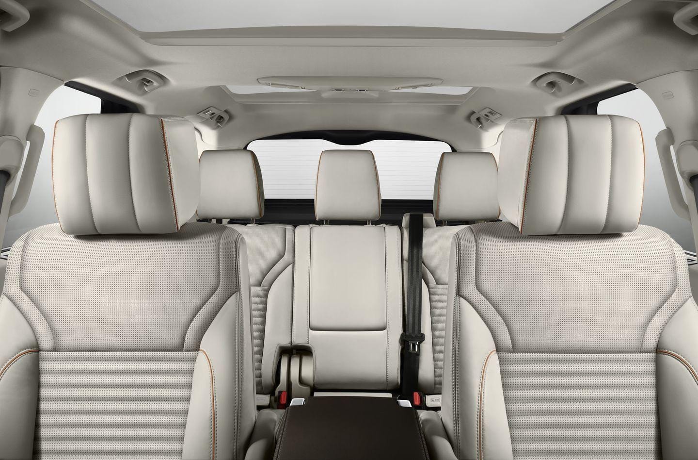 Vista del techo panorámico desde el interior.