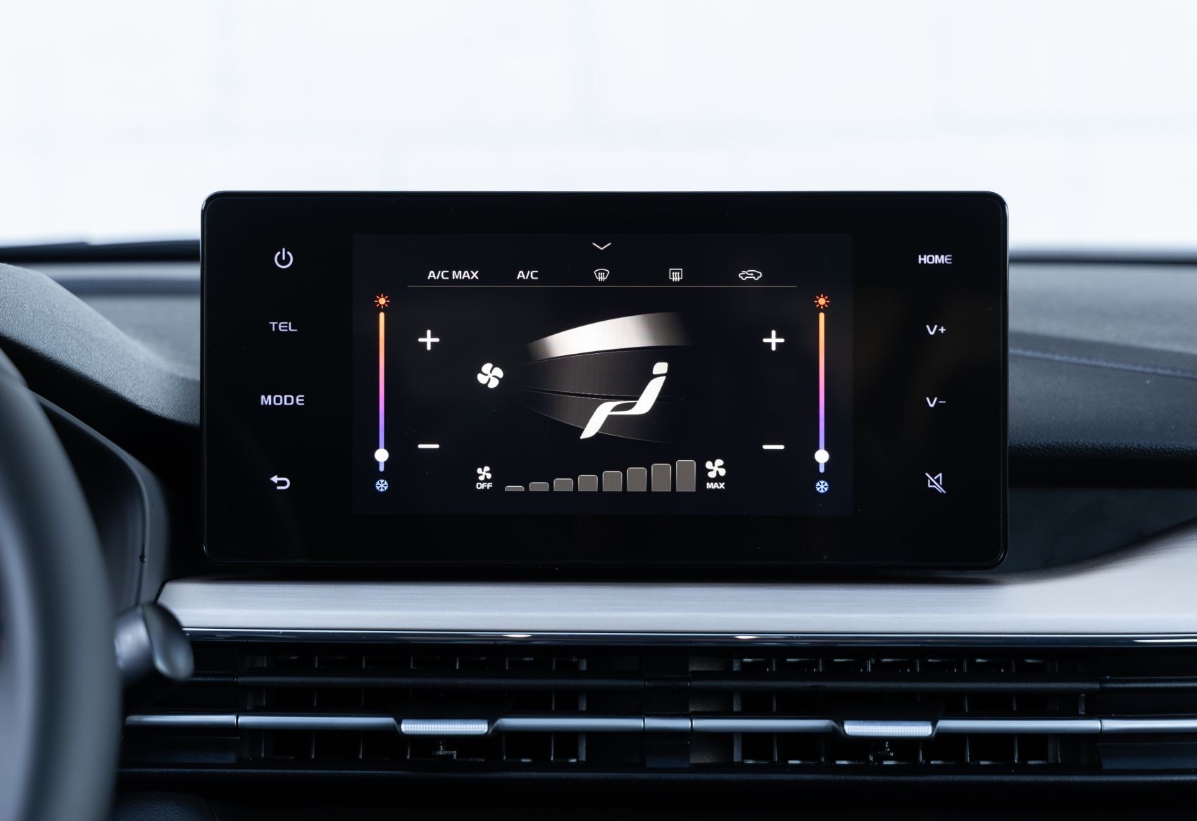 Interfaz de Bluetooth y reproducción musical a través de la pantalla.