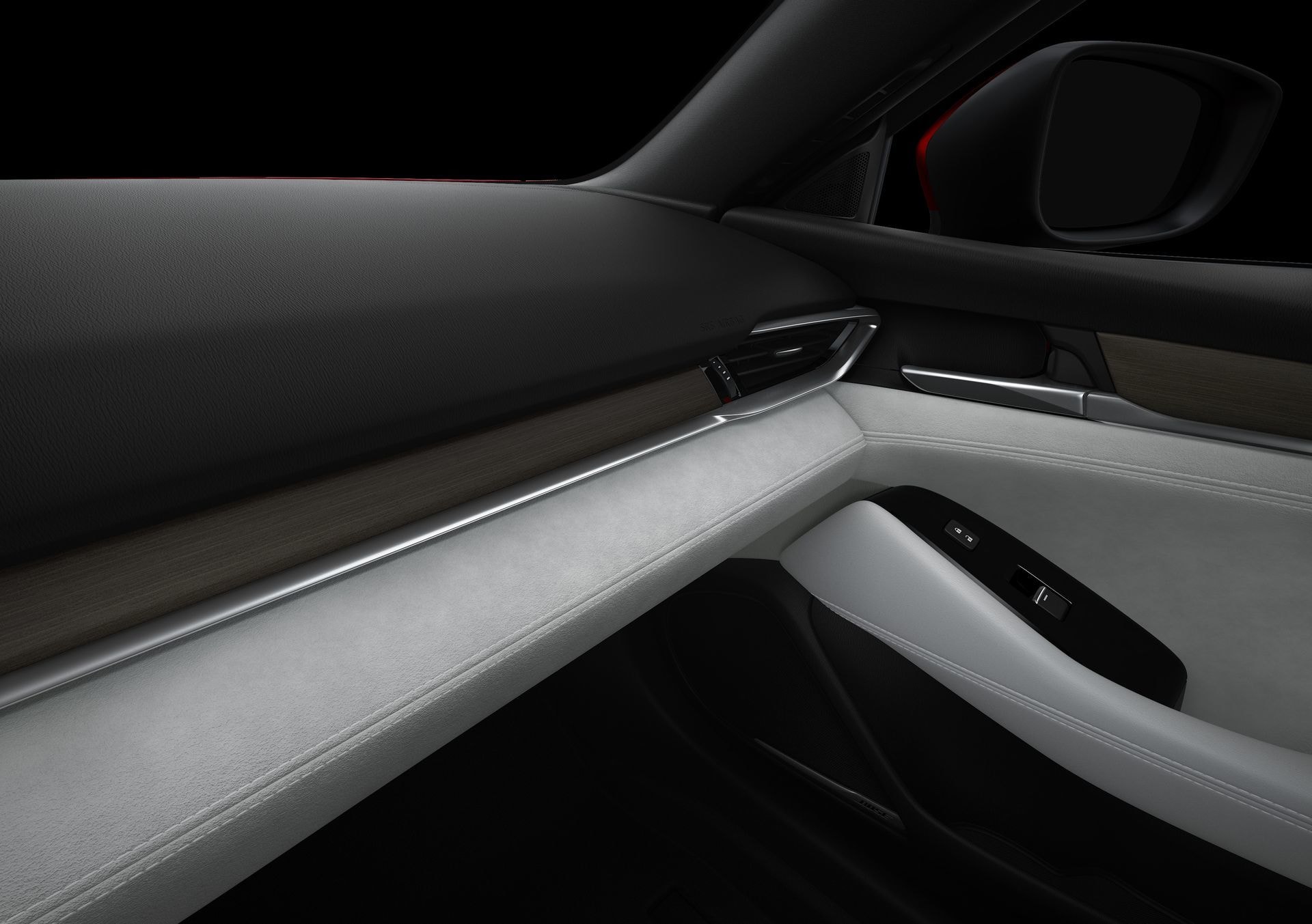 Detalles del panel de la puerta que muestran el estilo y la funcionalidad.