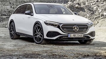 Vista angular delantera del Mercedes Clase E All Terrain. Vista angular delantera del Mercedes Clase E All Terrain.