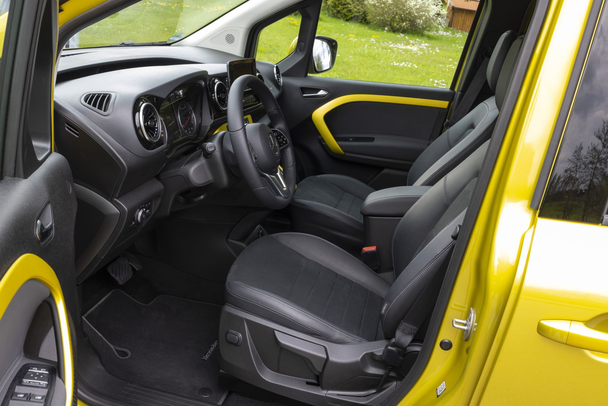 Espacioso interior trasero del Clase T, ideal para familias