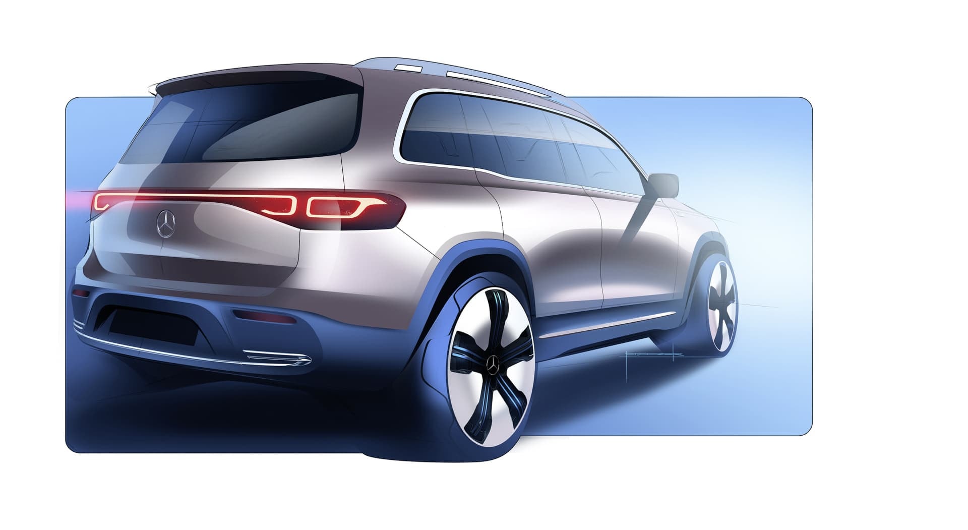 Ilustración conceptual del EQB, mostrando la parte trasera y el diseño de las ópticas.