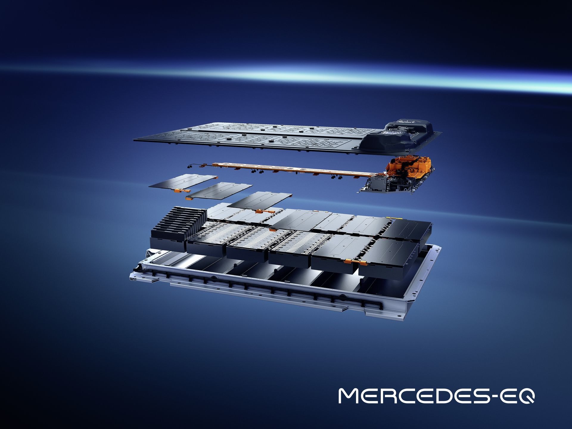 Gráfico informativo sobre el sistema de filtración HEPA del Mercedes EQS.