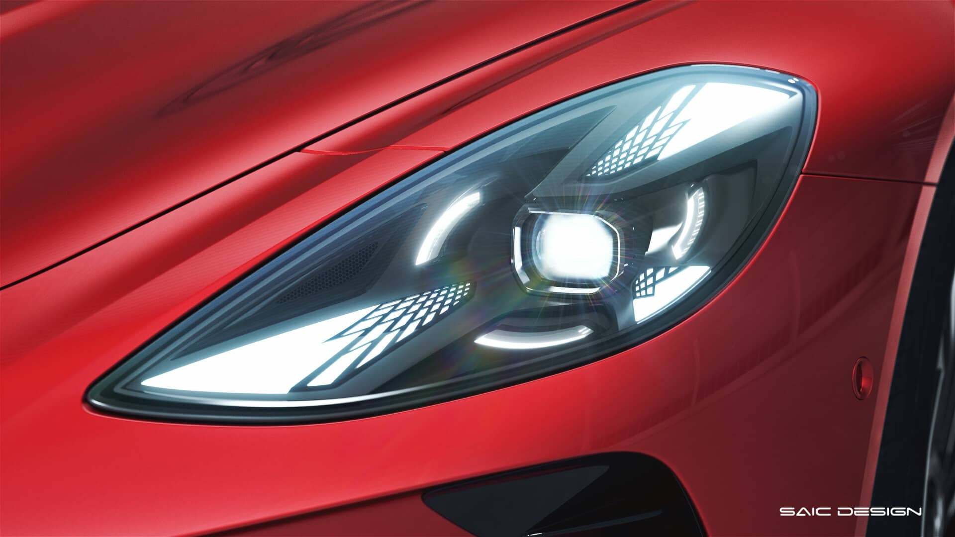 Vista lateral del Cyberster, mostrando su elegancia y proporciones perfectas.