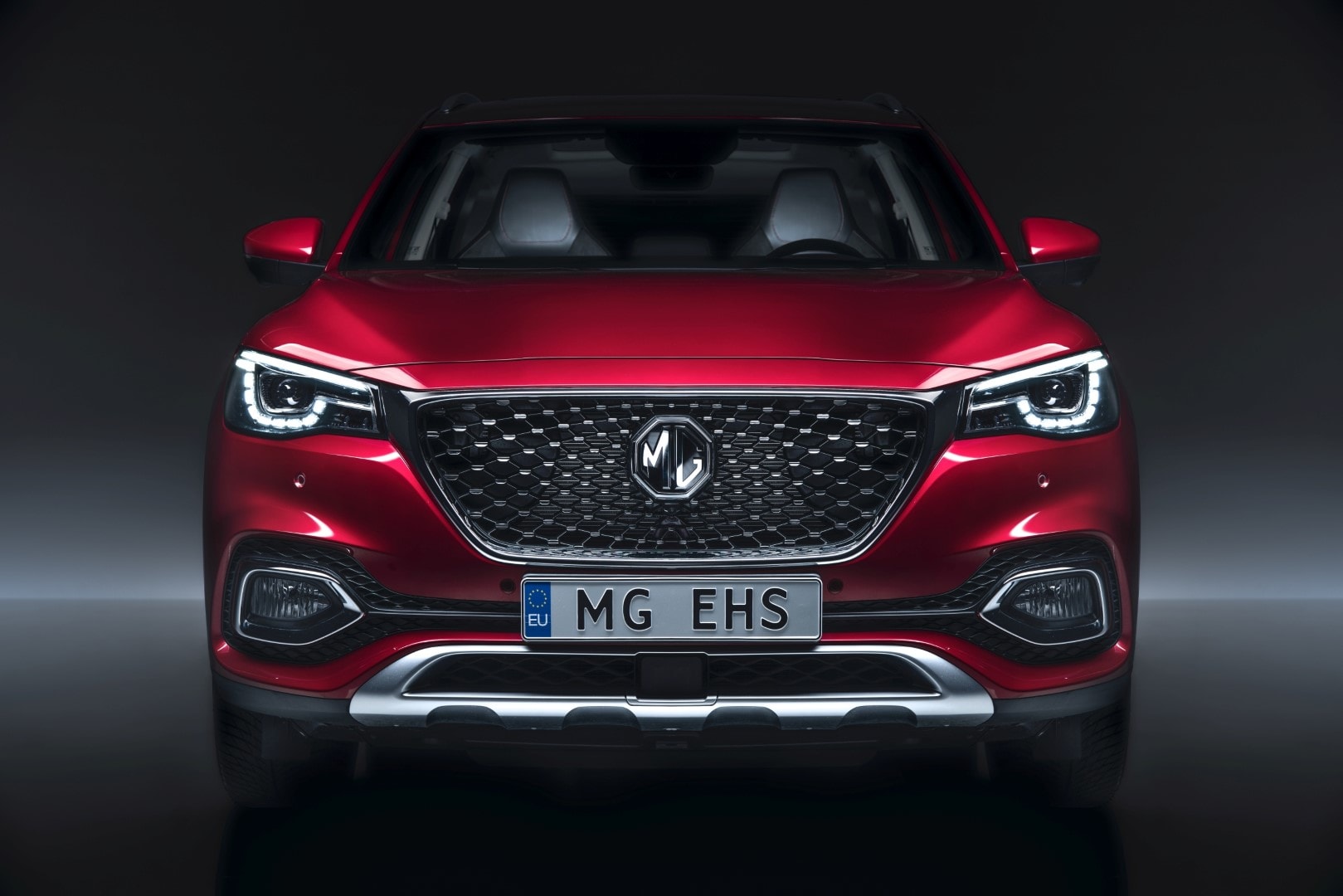 Vista del techo panorámico del MG HS Híbrido.