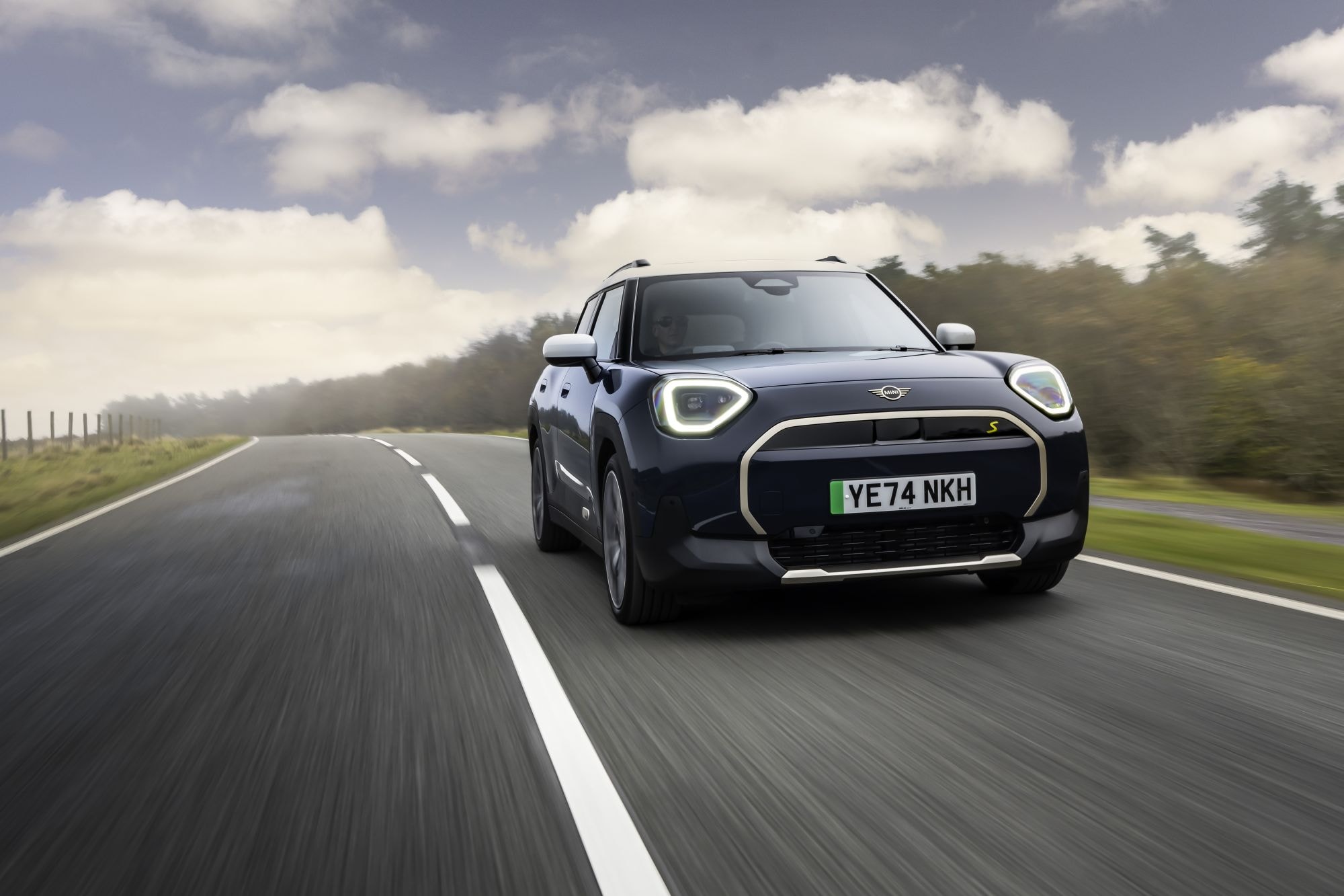 Primer plano del asiento del MINI Aceman, combinando confort y diseño.