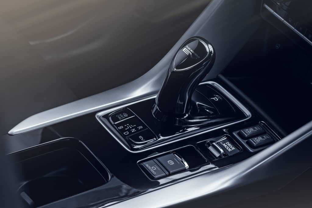 Selector de marchas del sistema híbrido detallado