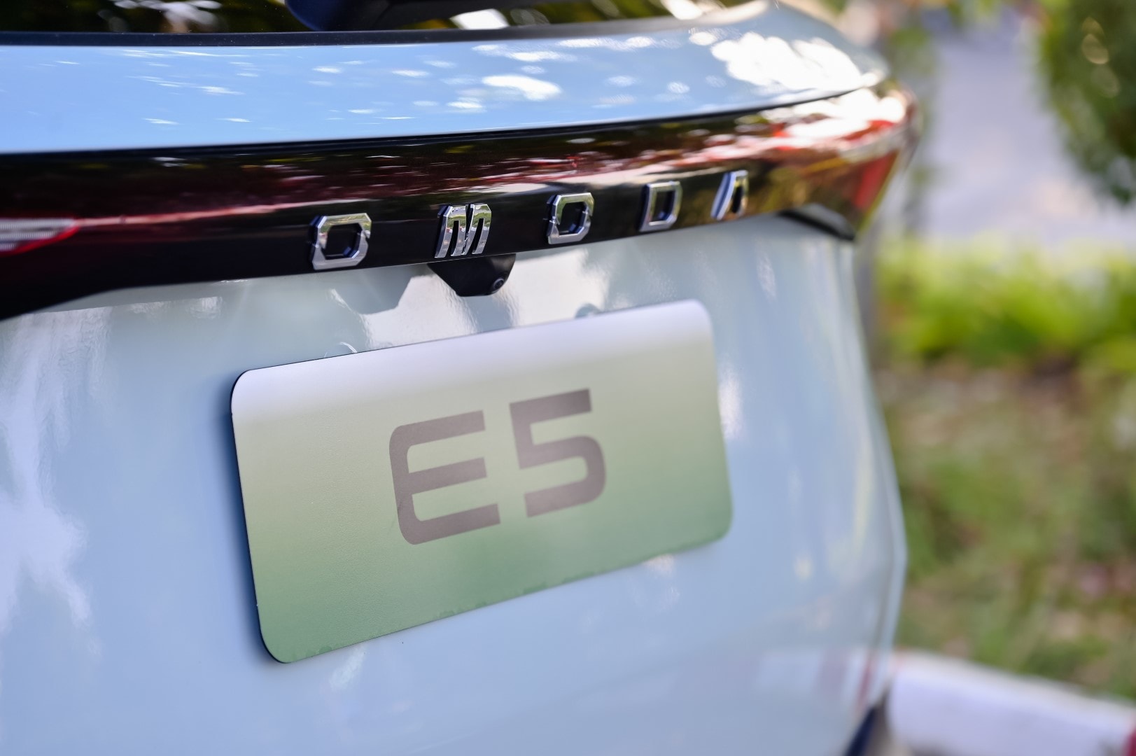 Placa identificativa del modelo Omoda 5, un toque de distinción.