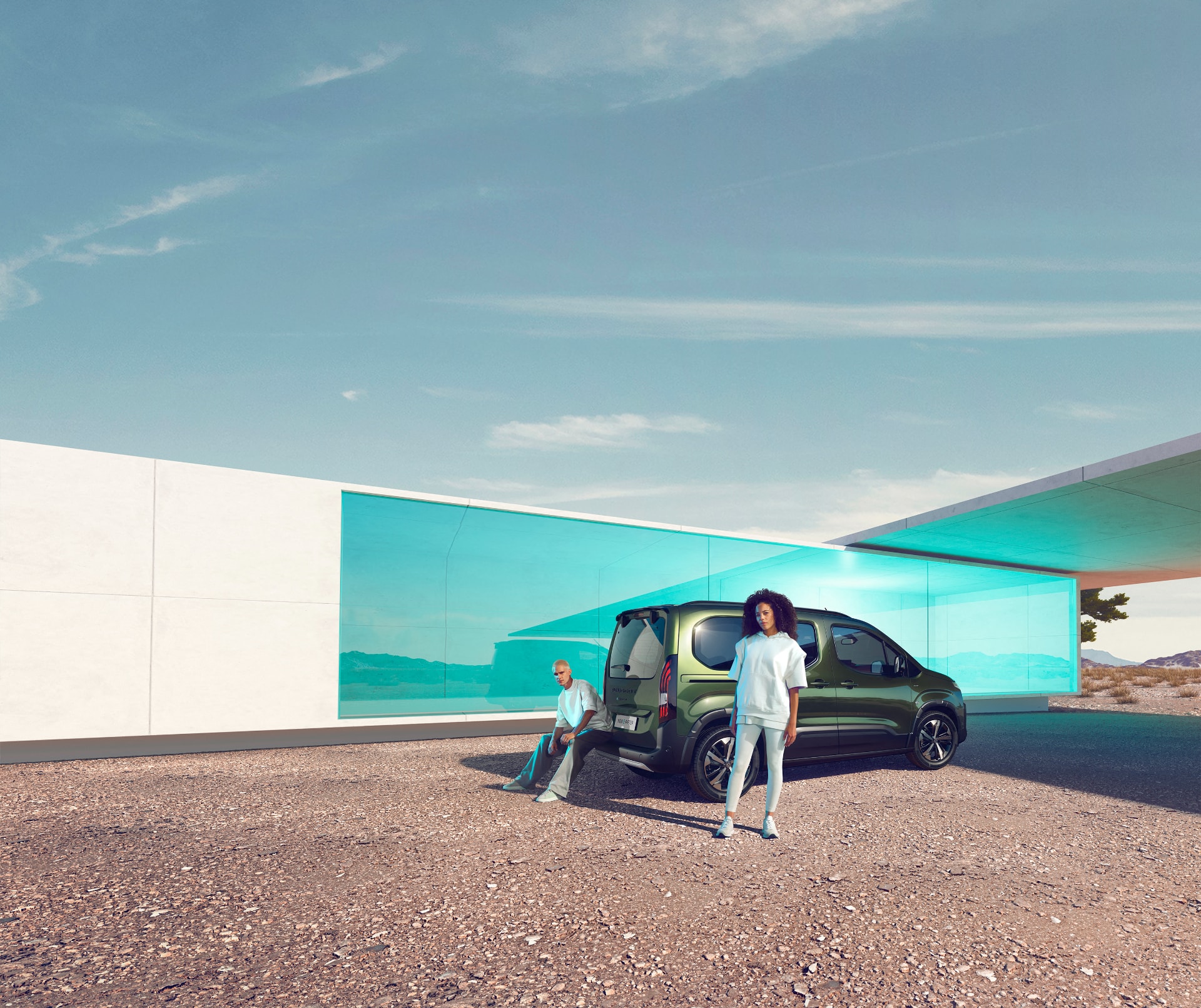 Puertas abiertas del e-Rifter ofreciendo una invitación a explorar su espacioso interior.