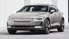 Polestar 2 en color gris, mostrando su perfil frontal y lateral. Polestar 2 en color gris, mostrando su perfil frontal y lateral.