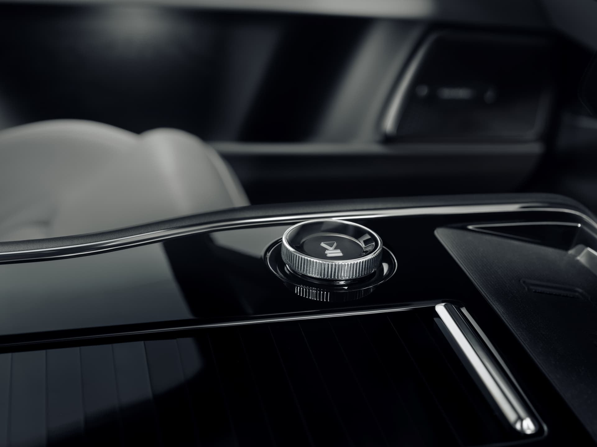 Unidad de control central táctil en el Polestar 3.