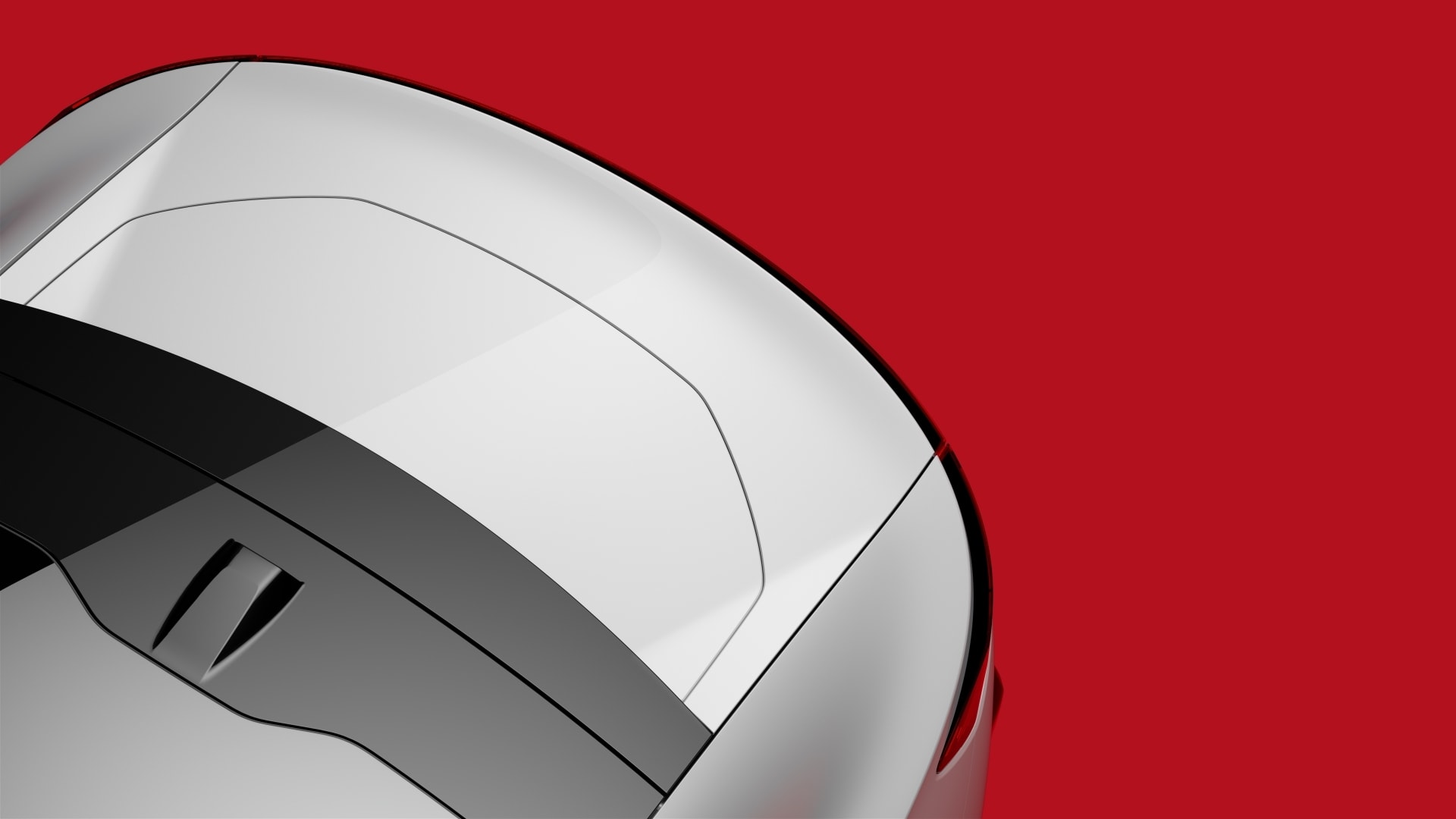 Imagen del techo del Polestar 4, realzando la estética del diseño.