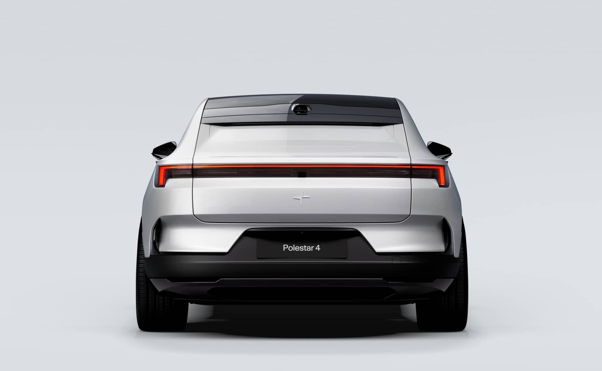 Vista posterior que destaca la línea de diseño del Polestar 4.