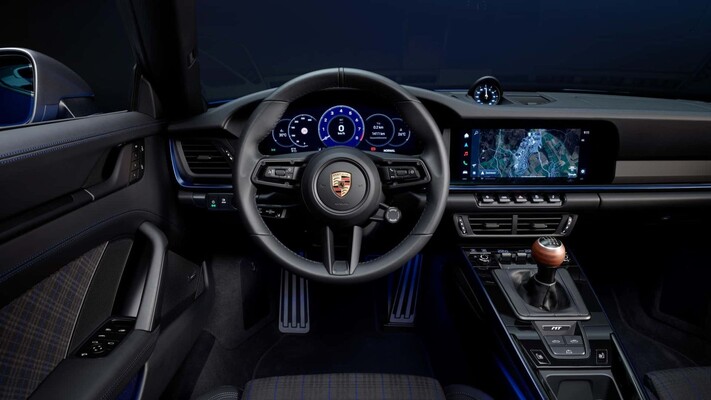 Asientos ergonómicos del Porsche 911, perfectos para el confort del conductor. Asientos ergonómicos del Porsche 911, perfectos para el confort del conductor.