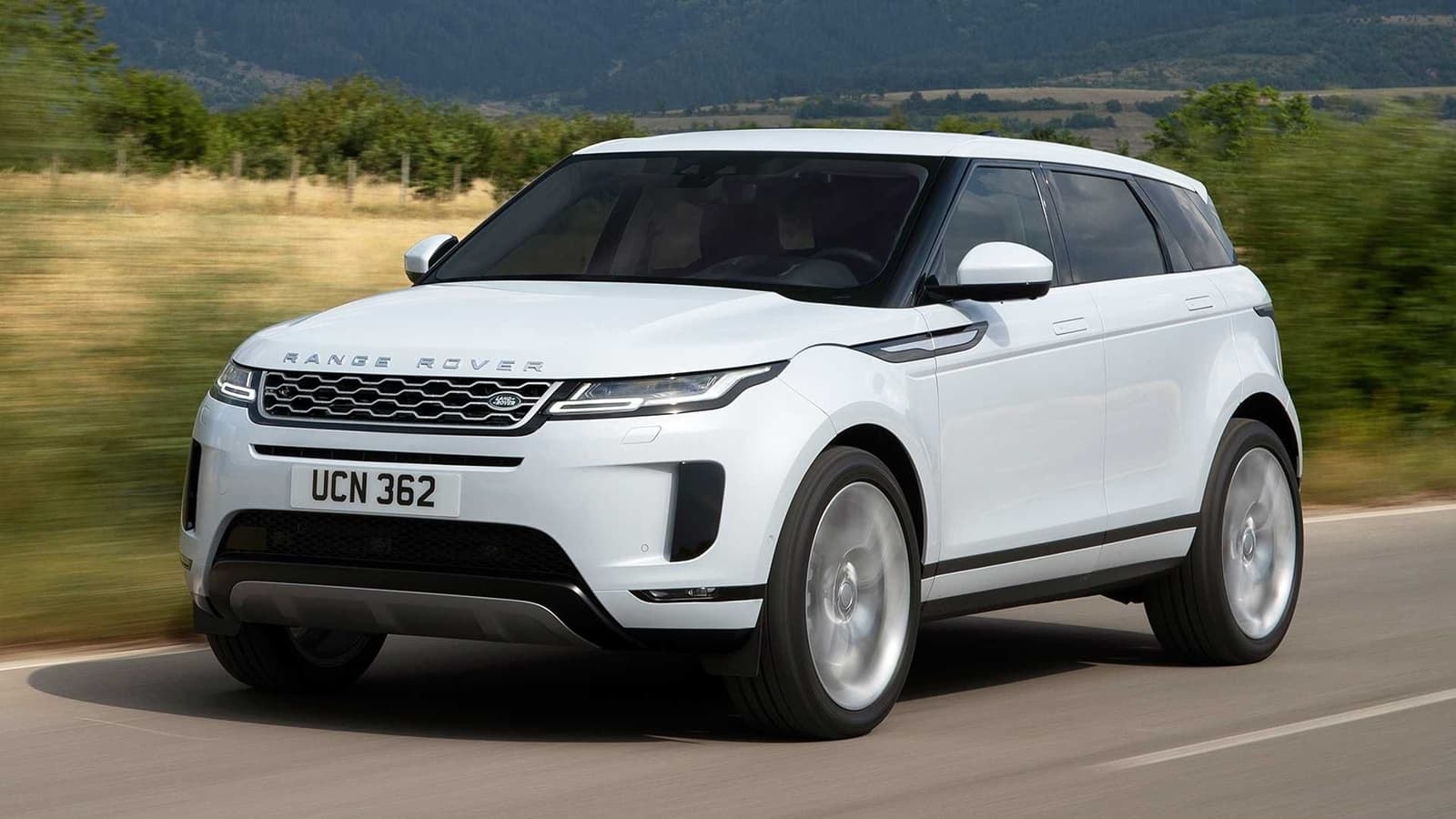 El Evoque en movimiento, demostrando su porte y dinamismo en carretera