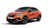 Vista de tres cuartos delanteros del Renault Arkana Híbrido realzando su dinamismo. Vista de tres cuartos delanteros del Renault Arkana Híbrido realzando su dinamismo.