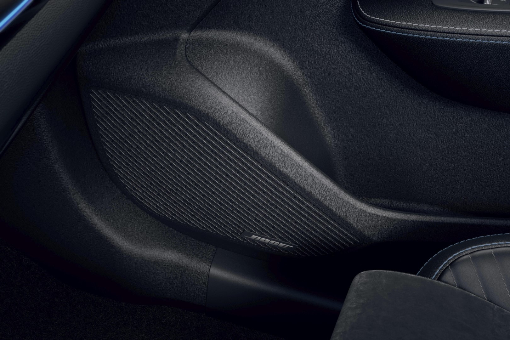 Detalle de la puerta del Arkana con materiales de alta calidad y diseño moderno.