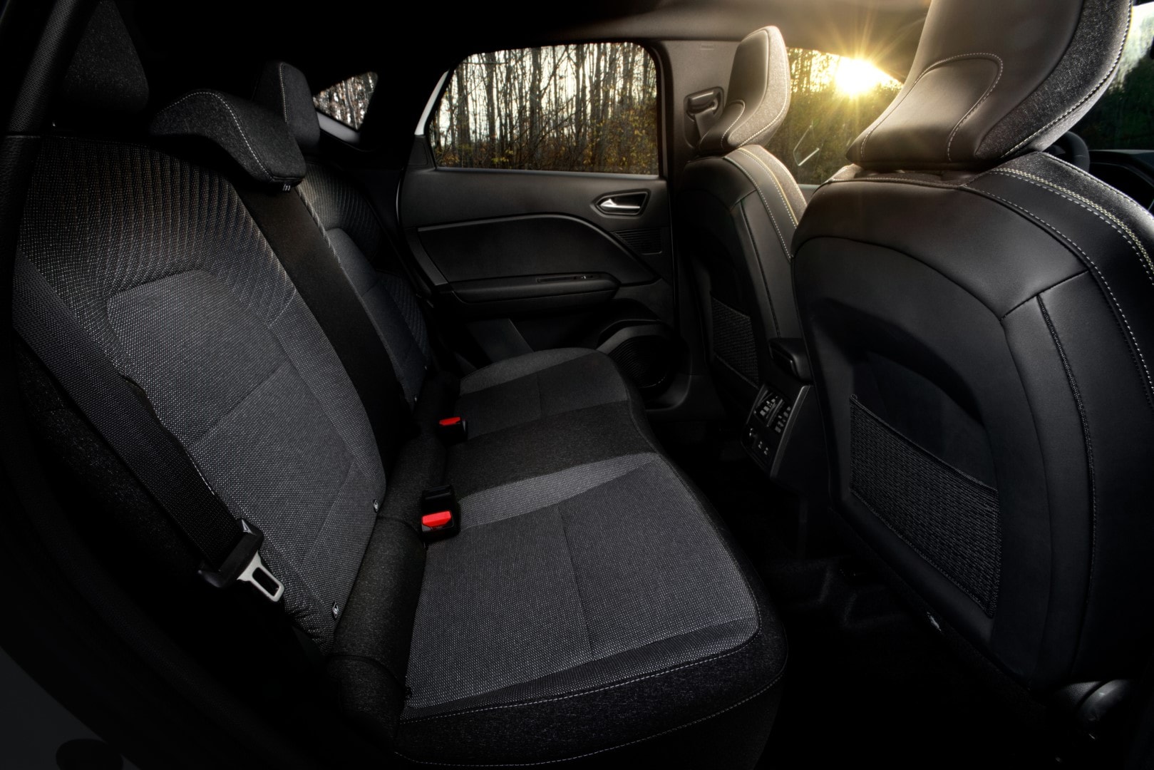 Asientos traseros del Captur, combinando confort y estilo