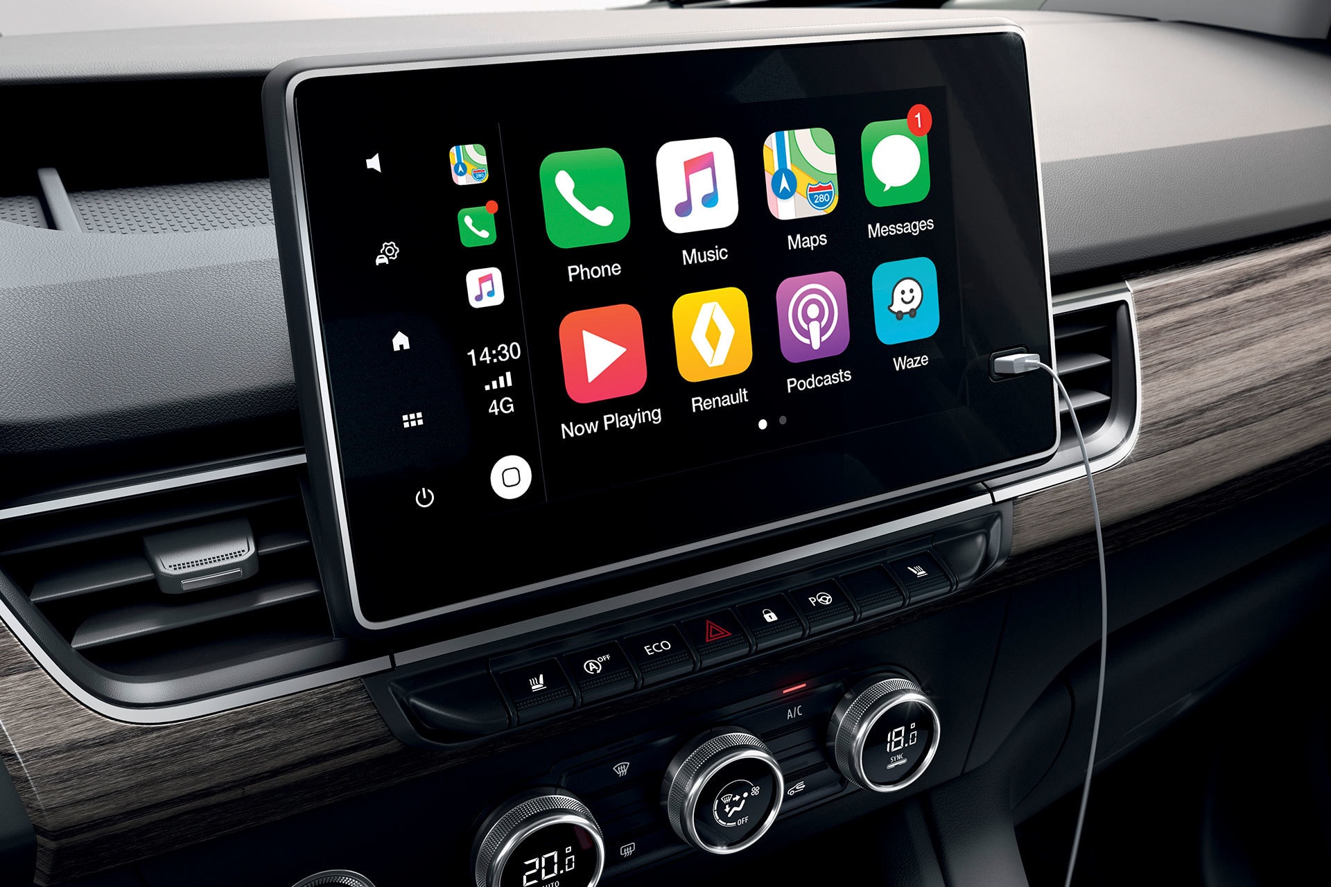 Imagen de la configuración de asientos traseros del Renault Kangoo Combi.